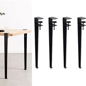4pcs pieds de serrage de table en m&eacute;tal, pieds de table basse r&eacute;glables, pied de table de salle &agrave; manger en forme de F, pieds de support d'&eacute;tabli en fer, pieds de barre de bricolage, conception s (heyejiaxin, neuf)