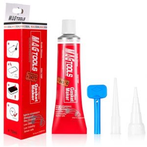 flintronic Pate a Joint Moteur, 70ml Temperature Silicone Joint Carter Huile Moteur,Joint Silicone d'étanchéité de Service du Moteur Automobile,Silicone Résistant à Haute Température de -62°C à 343°C (XJYEU, neuf)