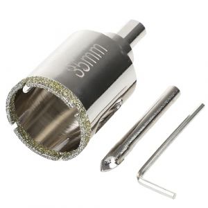 35mm Scie Cloche Carrelage, Scie Cloche Diamant, Trépan Carrelage, Trépan Diamant, Tile Hole Cutter, Foret Trépan Diamant pour Coupe de Carrelage,Verre,Céramique,Pierre Microcristalline,Granit (Haibo CuiUKShop, neuf)