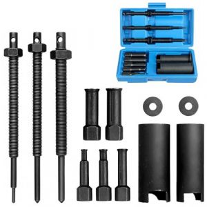 Taipintee Extracteur de Roulement Interieur Set, avec Tige Filet&eacute;e, Rondelle et Douille, Acier au Carbone, 9/11/14/19/23 mm, pour Roulements de Bicyclettes, Roulements &agrave; Aiguilles (Noir) (lealong, neuf)