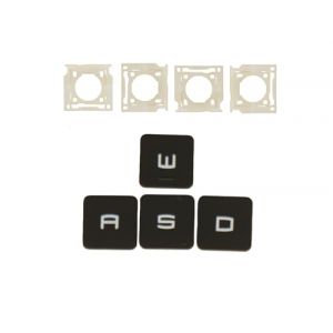 Keycaps Clips de charnières pour clés MSI GE63 GE63VR GE65 GE73 GE73VR GE75 GL75 GP65 GP75 GS75 GT63 GT76 GX63VR Style cristal (touches WASD) (Azubay, neuf)