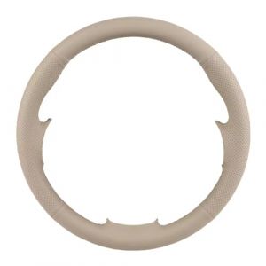 Couvre Volant pour Benz W203 Classe C 2001-2007 Housse Volant Voiture en Cuir Microfibre Antid&eacute;rapant Housse Volant Voiture(Beige) (GAOSHUANGBAIHUO, neuf)