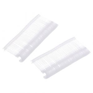 QUARKZMAN 2000 Pi&egrave;ces de Crochets en J, 2 Pouces, Attaches de Rechargement pour Pistolet d'&Eacute;tiquetage, Attaches Standard en Plastique pour V&ecirc;tements, &Eacute;tiquettes de Prix Fines (QUARKZMAN, neuf)