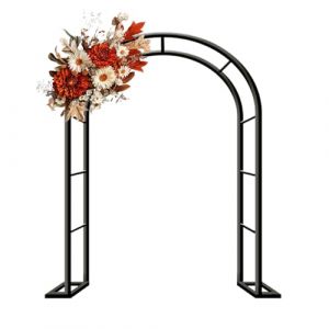 Générique Pergola Jardin Fer forgé Tonnelle Arche de Jardin Exterieur, pour Plantes Grimpantes, Décoration Arche de Mariage, 80cm 140cm 180cm 200cm 240cm 280cm 300cm 350cm(Noir,W350 X 220cm) (qiushanmaoyiyouxiangongsi, neuf)