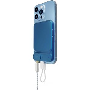 khadas Tea Amplificateur Casque, DAC Portable et amplificateur Hi-FI magn&eacute;tique | ESS ES9281AC Pro 32bit/384KHz | USB-C & Bluetooth 5.0 | Batterie 1160mAh | Desktop-Class Audio (Bleu Canard) (KHADAS Official Store, neuf)