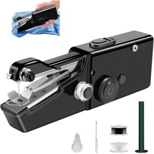 Machine a Coudre Couture, Sicomne Machine à Coudre Portative Enfant Debutant Mini Machine a Coudre Manuelle Portable Électrique Machine a Coudre a Main pour Vêtements Tissus Voyage à Domicile (FUMSSION LIMITED, neuf)