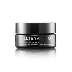 Alteya Masque facial bio revitalisant 50 ml – Masque facial bio certifié NaTRUE avec huile de rose bio, ectoïne et bisabolol – Hydrate et renforce la barrière cutanée (Alteya Organics - Europe, neuf)