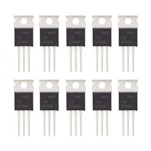 HUABAN 10PCS FQP20N06L TO-220 21A 60V Marquage du transistor MOSFET de puissance à canal N 20N06L (ERIC ELECTRONICS TECHNOLOGY LIMITED, neuf)