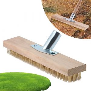 YIDM Balai M&eacute;tallique 30cm en Acier de Qualit&eacute; pour Enlever la Mousse du Jardin, Mauvaises Herbes et Taches Tenaces - Ensemble en M&eacute;tal (Before Long, neuf)