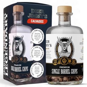 Coffret Cadeau DIY Calvados Deer Jimmy's® – Créez Votre Propre Calvados avec du chêne Premium Issu des Meilleurs fûts de Calvados – Vieillissement en fût pour Tout spiritueux – Le Cadeau pour Homme (The Flavour Company, neuf)
