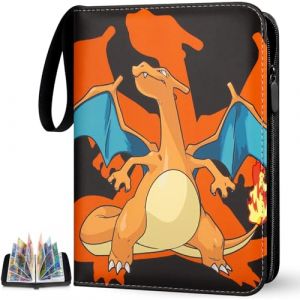 Classeur Carte Pokemon, 50 Pages 400 Cartes Classeur, Fermeture &Eacute;clair Album Carte Avec Portable Poign&eacute;e Imperm&eacute;able, Cadeaux pour Enfants (maideruijiauk, neuf)