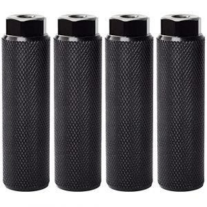 Tagtight 4 Pcs Bike Pegs Antid&eacute;rapantes en Alliage d'aluminium, BMX Chevilles, BMX Pegs Repose Pieds pour V&eacute;lo Tout T&eacute;rrain V&eacute;lo Cyclisme Cascade 3/8 Pouces Essieux (OuiouiMarke(Livraison express &agrave; partir de 5 euros), neuf)