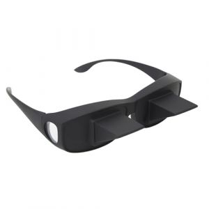 Topiky Lunettes Optiques Paresseuses, R&eacute;flexion Horizontale &agrave; 90&deg;, Lunettes &agrave; Prisme de Lit, pour Myopie Presbyte HD, Noir, Unisex (Limouyin, neuf)