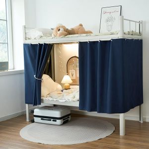 JNGUOSICN Lot de 2 rideaux occultants pour dortoir d'étudiant - Rideau de chambre à coucher - Rideau d'intimité pour dortoir - Rideau de cabine pour lit superposé - Tente de protection contre les (JINGUOSICHENG, neuf)