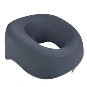 Brysalis Coussin de Massage, Appuie Tete Massage pour Lit Ergonomique, Tetiere Table de Massage con Taie d'Oreiller Amovible, Oreiller de Massage, Coussin Massage Visage pour Salon Beaut&eacute;(Gris Fonc&eacute;) (BITOLEANU IMEX S.R.L., neuf)