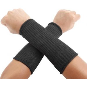 Manchette Anti Coupure, Manchette avant Bras Jardinage, Manchette de Protection Bras, Manchon résistantes aux coupures, Manchon Pour Bras Résistant Aux Coupures, Pour Jardin, Cuisine, Ferme (20cm) (Vasting, neuf)
