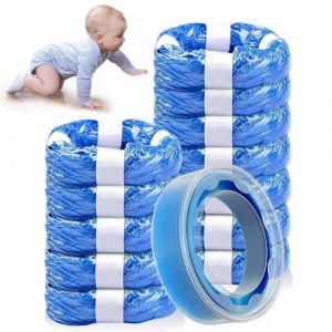 13 Recharge Poubelle a Couche, Sac Poubelle Couche Grande Capacité l'environnement, 4.5m Recharge Poubelle Compatible avec Tommee Tippee, Litter Locker (13 sacs et 1 cassette de recharge) (MARKETPLACE TREASURE, neuf)