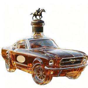 Carafe &agrave; whisky 300 ml, carafe voiture de course, th&egrave;me voiture 3D cr&eacute;atif, d&eacute;coration en verre pour bar maison et f&ecirc;te C (FGJRRG, neuf)