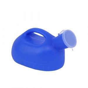 BAMFY Urinoir Homme avec Preuve De Déversement, Portable Pistolet Urinoir for Homme La Nuit Urinal Homme, Réutilisable Conteneur De Pipi for Camping, Extérieur (Color : Bleu, Size : 2000ml) (yunmengxiang, neuf)