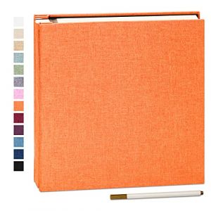 Yopih Album Photo Adh&eacute;sif avec 40 Pages 10X15 Lin en Tissu Couverture Scrapbooking DIY Photo Album Sauver B&eacute;b&eacute; Croissance Mariage Voyage Famille Cadeau (YCTX, neuf)