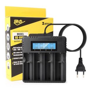 Lhdfyqt Chargeur Accu 18650, LCD Chargeur de Piles, Chargeur Piles Rechargeable, Chargeur Rapide 18650, Chargeur de Batterie 18650, pour 3.7V 26500/14500/16340/26700 Lithium (Lhdfyqt, neuf)