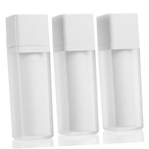 iplusmile Flacon Vide Sous Vide 30ml 3pcs Carr&eacute; En Plastique L&eacute;ger Et &Eacute;tanche Pour Cosm&eacute;tiques Voyage Recharge Lotion Soin Peau (Cosy & U, neuf)