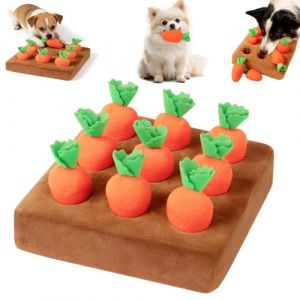 Rbleote Tapis Fouille Chien Carotte Jeu Carottes pour Chien avec 9 Carottes pour Amuser Et Stimuler Mentalement Votre Convient Aux Chiens De Petite Moyenne Et Grande Taille (LAPTEANU STORE S.R.L., neuf)