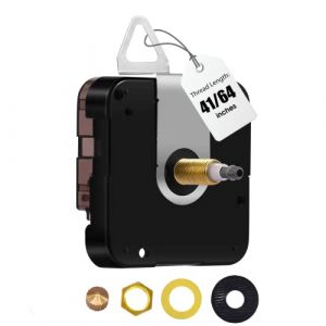 DEEWISH Grande Horloge Murale 12888 - Mouvement de Remplacement, Axe I &agrave; Couple &Eacute;lev&eacute;, M&eacute;canisme &agrave; Quartz &agrave; Piles, R&eacute;paration de Moteur pour Horloge G&eacute;ante (DEEWISH, neuf)