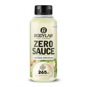 Bodylab24 Zero Sauce Vinaigrette C&eacute;sar 265ml, pauvre en calories, seulement 3-9 kcal par portion de 15g, r&eacute;duite en graisses et en sucres, parfaite pour affiner les plats (vitafy, neuf)