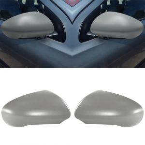 TTCR-II 2 PCS Compatible avec Coque de Rétroviseur Nissan Qashqai J10 2007‑2014, Coques de Remplacement Rétroviseurs Auto Qashqai J10 2008 Capuchon de Rétroviseur Qashqai Gauche + Droite-Gris (Yumzeco Yumzeco, neuf)