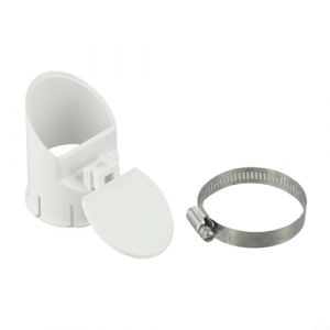 Besttoolifes Clapet anti-retour 110 en PVC 160 pour tuyau d'évacuation anti-refoulement 75 sortie d'eaux usées 200 clapet anti-retour unidirectionnel avec pince (50 mm) (ZHIHEHUI, neuf)