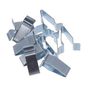 VekAuto 10 pcs Retenue De Garniture De Panneau De Porte De Hayon pour Audi A3 06-13, En M&eacute;tal Durable Argent&eacute;, pcs Ressort De Carrosserie De Panneau De Garniture De Voiture Polyvalents (AUTOFIND, neuf)