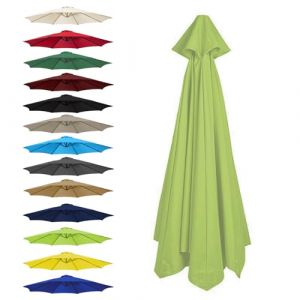 CMJYMX Toile De Rechange pour Parasol 6 Baleines: 2,0/2,5/2,7/3,0 M, 8 Baleines : 2,0/2,3/2,7/3,0/3,5 M(Grass Green,6 Ribs: 200CM/6.5FT) (昌海商贸, neuf)