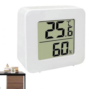 Moniteur d'Humidit&eacute; - Thermom&egrave;tre d'Int&eacute;rieur,Petit Moniteur &Eacute;lectronique LCD pour Serre Cabanon Garage Grenier Maison (AlpineSummitGear, neuf)