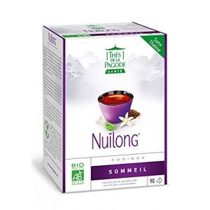 Th&eacute;s de la Pagode- Rooibos Nu&iuml;long - 90 sachets - En forme de pagode pour une meilleure diffusion - Contribue &agrave; retrouver le sommeil (Th&eacute;s de la Pagode - Boutique officielle, neuf)