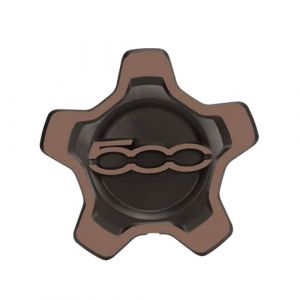 Dickly Cache Moyeu de Roue Premium pour 500x - Kit de Remplacement, Fiat 500 Accessoire Bord Marron (Lurjsjrgk, neuf)