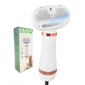 Fyrdyn S&eacute;choir Toilettage Chien,S&eacute;choir Puissant Maison pour Toilettage Canin - Appareil &Agrave; S&eacute;cher Les Poils Faible Bruit Pour Chiot Chat Maison Voyage Portable Int&eacute;rieur L&eacute;ger (honyea, neuf)
