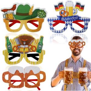 Accessoires photo Verres Accessoires Verres à bière comme accessoires photo Fête de l'Oktoberfest de Munich Verres photo pour festivals de bière Anniversaires Halloween Mariages Noël (TANGYUMENG STORE, neuf)