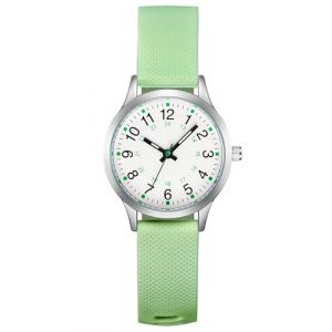 CIVO Montre Enfant Fille Garcon: Vert Montre Bracelet en Silicone - Analogique Montre Adolescent Facile à Lire Étanche Lumineux Cadeau Fille 4-12 Ans (YIRAN Fashion, neuf)