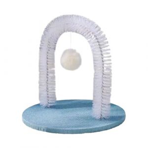 manhegari Étrille pour Chats,Arche de Toilettage Griffoir Massage Visage Brosse Anti-Peluche - Poteau à Griffes Anti-Peluche Tapis d'Exercice Jouets Pour Petites Races et Voyage Anti-Stress (yaliuzm, neuf)