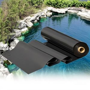Poxvythb Bache Bassin epdm -Cascade Bassin + G&eacute;otextile de Protection, Membrane de Piscine de Jardin pour bassins &agrave; Poissons Koi, Fontaine et Cascade(1-15M en Option) (ruipeng shop, neuf)