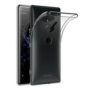 AICEK Coque Sony Xperia XZ2, Transparente Silicone Coque pour Sony XZ2 Housse Silicone Etui Case (5,7 Pouces) (AICEK EU Store, neuf)