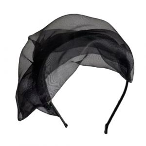 CAZSTYK Chapeaux bibi pilulier église femme fête bandeau couvre-chef mariage accessoire cheveux bibi bibi noir (Yiguanzhuo, neuf)