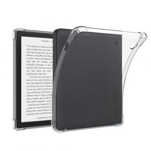 Buoluoioir &Eacute;tui pour Kobo &Eacute;tui Transparent pour Le Kobo Libra Colour/Kobo Libra 2 liseuse 7" Dos en Silicone l&eacute;ger et r&eacute;sistant aux Rayures (Jin Xiaorong shop, neuf)