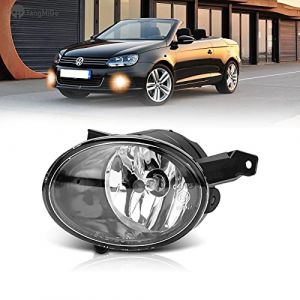 TangMiGe Feux anti-brouillard compatibles avec Volkswagen Beetle Caddy 3 Eos Golf 6 / Cabriolet/Plus Jetta 4 Up, (VW 5N 5C1 5C7 2K 1F7 5K1 AJ5 517 5M1 521 162 1T3), SEAT Alhambra 710, 1 Pi&egrave;ce G (LINGUOJIE, neuf)