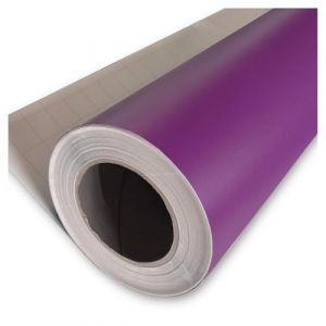 Adzif.biz Le sticker de decoration - ROULEAU ADH&Eacute;SIF VIOLET ASPECT MAT 61,5 CM X 5M. VINYL AUTOCOLLANT MULTI USAGE VENDU AU M&Egrave;TRE. ADH&Eacute;SIF DE D&Eacute;CORATION AU M&Egrave;TRE (Forum France, neuf)