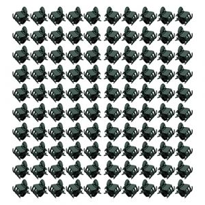 100 Pièces Clips pour Plantes, Clips d'orchidée en Plastique, Orchidées Pinces de Support pour Tenir des Tiges De La Plante Plantes Grimpantes (HBYMYDA, neuf)