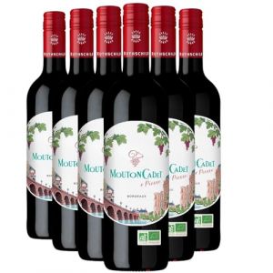 Baron Philippe de Rothschild Mouton Cadet Pierre - Rouge 2024 - Bordeaux - Vin Rouge de Bordeaux (6x75cl) BIO (e-boissons, neuf)