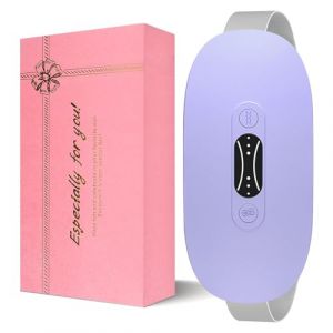 kissleaf Ceinture Chauffante Regle Douloureuse,Patch Chauffant Regles Douloureuses,USB Rechargeable Ceinture Menstruelle Chauffante,3 Niveaux Chaleur 3 Modes Ceinture Chauffante Ventre (Violet) (XIN YU Direct, neuf)