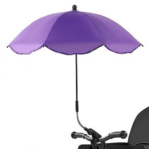 Ombrelle Poussette Universelle Anti UV 50+, Parasol Poussette Bébé Universelle, Parapluie Poussette Avec Pince Réglable Et Bras Réglable, Ombrelle Poussette Bébé Confort Pour Extérieur Plage Jardin (tomantle, neuf)